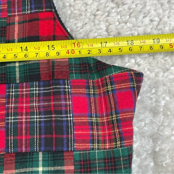 Vintage Susan Bristol Petites Tartan Plaid Corduroy Dress Pockets Modest 8 - Picture 10 of 10